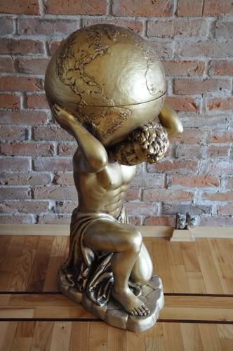 Antik stil klassischer globus - stil,