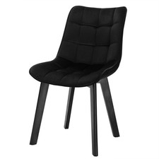 2x Esszimmerstühle Küchenstühle Sitzfläche aus Samt Metallbeine hb274sz-2