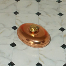 Kupfer MINIATUR Wärmflasche Bettwärmer Bodo Hennig Puppenstube Setzkasten