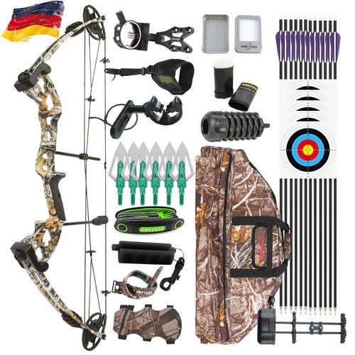 Compound bogen pfeile kit - de,