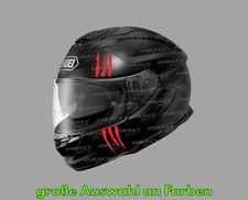 KRATZER KRALLE Beast Motorrad Helm Motorradhelm Aufkleber Neon Chrom Regenbogen