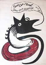 Alexander Calder, Save Our Planet Hochaktuell , 1971, Druck