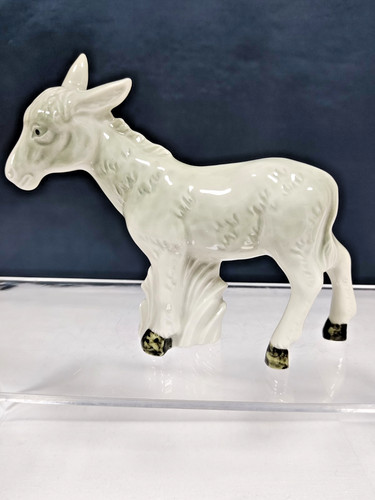 Porzellan esel krippenfigur - porzellan,