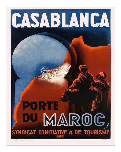 Casablanca reise vintage - casablanca,