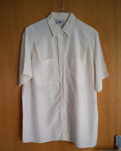 Bluse hemdbluse kurzarm - hemdbluse, 100%