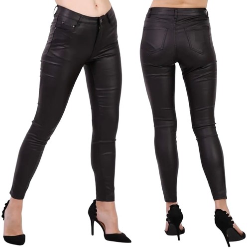 Damen kunstleder hose - damen,