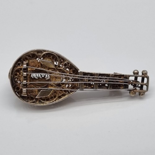 Antike silber brosche - antike,