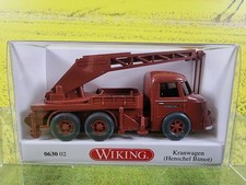 1:87 Wiking 0630 02 Henschel Bimot Kranwagen OVP / S18