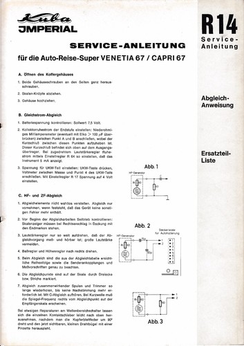 Service manual anleitung - service, für