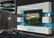 Moderne wohnwand schrankwand - moderne,