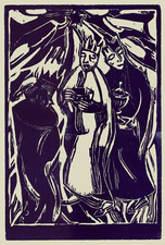Christian Rohlfs - Die Heiligen Drei Könige - Holzschnitt 1910