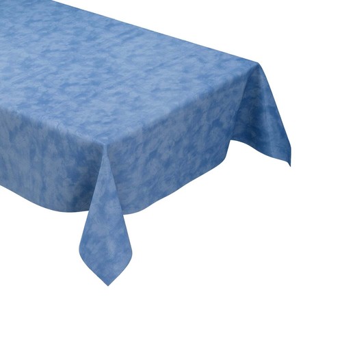 Wachstuch tischdecke blau - wachstuch,