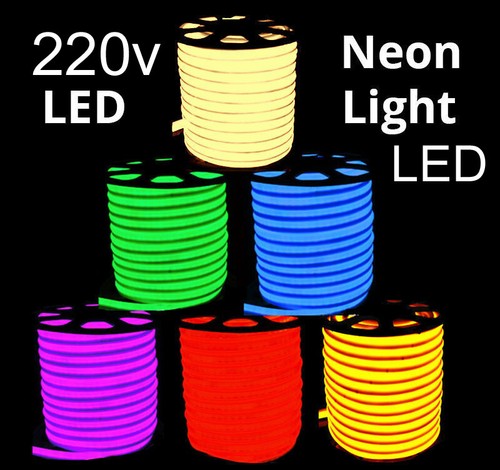 220 led neon - v,