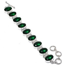 Chromdiopsid Edelstein Armband