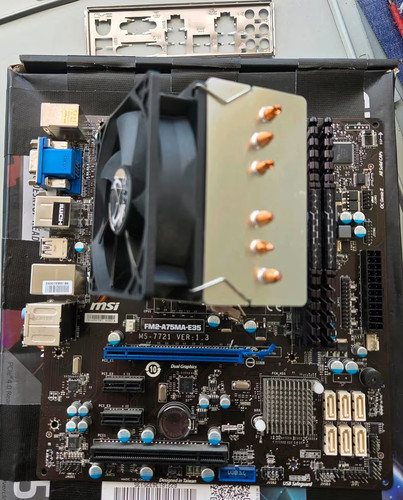 Bundle msi fm2 a75ma - pc, |