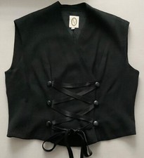 Weste Anzugweste Businessweste Spencer Ef schwarz Gr. M bzw. 38/40 s. Maßangabe