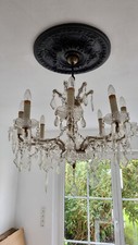 Kronleuchter Lüster Kristall antik 8 armig