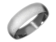 Band Ring 925 Silber Damen