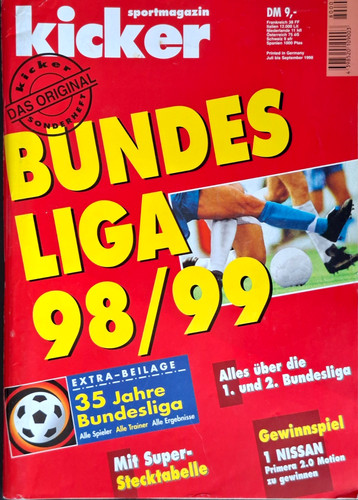 Kicker sonderheft bundes - kicker, sonderheft-bundes