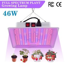 46W Grow Pflanzenlampe Vollspektrum Veg Bloom Flower Licht 416LEDs Grow Light