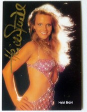 Autogrammkarte Heidi Brühl