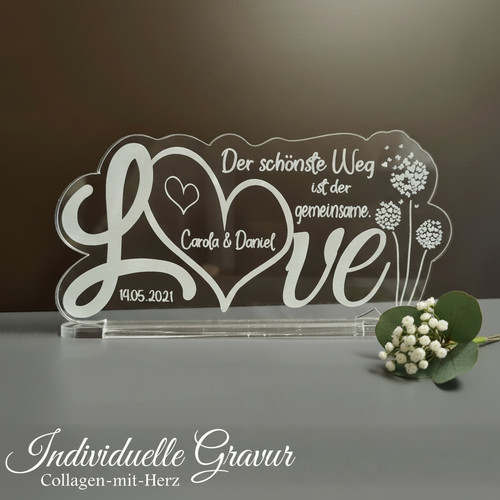 Aufsteller geschenk hochzeit - geschenk,