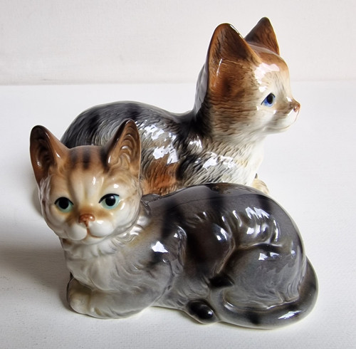 Porzellan katzen katze - porzellan,