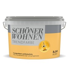 SCHÖNER WOHNEN Trendfarbe Wandfarbe Deckenfarbe honey 2,5 l