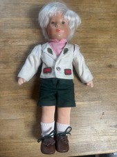Käthe Kruse Puppe Junge in Tracht besucht das Oktoberfest 34 cm TOP Zustand 1991