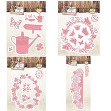 Präge- Stanzschablone Garten