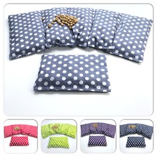 ? 2 er SET? PUNKTE TUPFEN ? 51 x 21 cm  Dinkelkissen XXL Weizenkissen ?