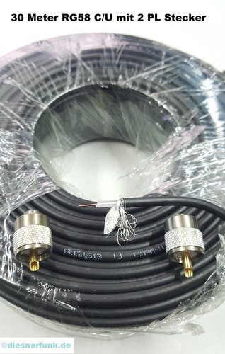30m funk antennenkabel rg58u - 30m,