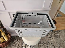 Einkaufskorb Kunststoffkorb Tragekorb Henkelkorb - Grau - 28 L - 48,5x34x26 cm