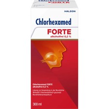 CHLORHEXAMED FORTE alkoholfrei 0,2% Lösung 300 ml PZN 12574692
