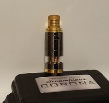 Steampipes Corona V8 Veredelt in 24K Gold & Rhodium + Nebelfee Jigsaw DripTip