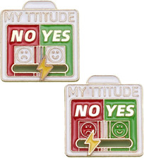 2 Stück Anstecknadeln mit