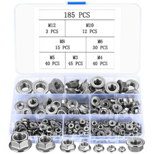 Sechskantflanschmuttern Set