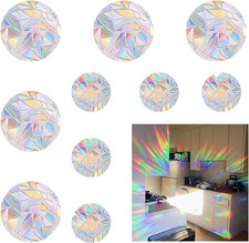 Rund  Fensteraufkleber Vogelschutz Regenbogen Suncatcher Fenster Sticker