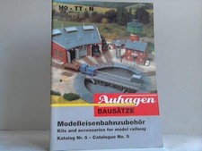 Modelleisenbahnzubehör. Kits and accessories for model railway. Katalog Nr. 5 - 