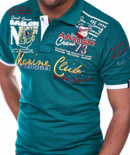 Herren Poloshirt Kontrast