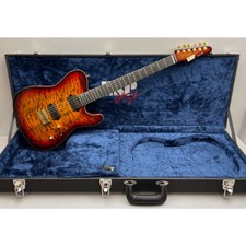 ESP USA Customshop TE-II HT QM E GH EMG Tiger Eye Sunburst