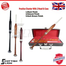 Schottischer Dudelsack Palisander Practice Chanter Mit Hartschalenkoffer 