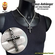 Kreuz Anhänger Edelstahl