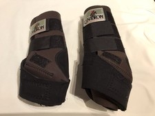 Eskadron Neopren Gamaschen  VH HH dunkelbraun Größe:V & 2 H2