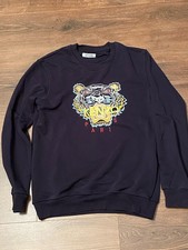 Kenzo Sweatshirt Pullover Größe S - Blau mit Stickerei