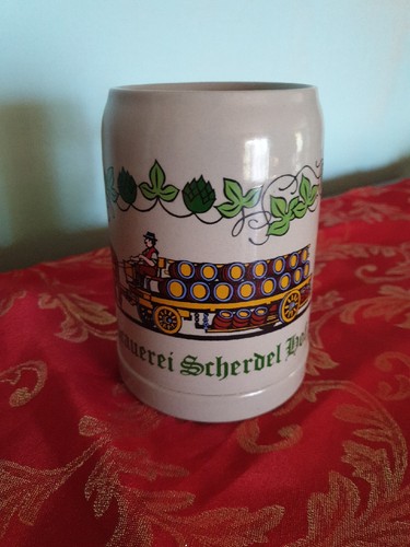 Bierkrug steingut keramik - steingut,