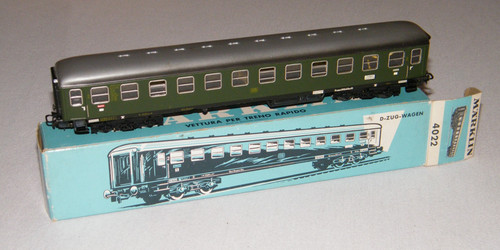 Märklin 4022 zug - h0, d-zug-wagen