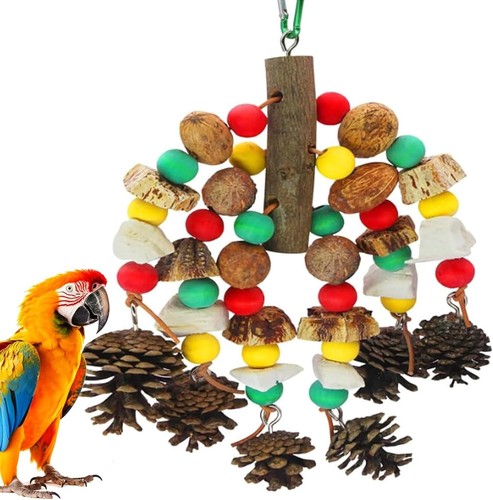 Papagei spielzeug holzblock - papagei,