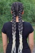 Geflochtene haar extensions - haar,