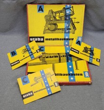 2 Staba Metallbaukästen A & C Ersatzteile zum Ergänzen + Anleitungshefte A,B & C